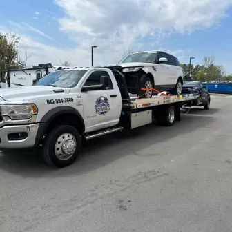 Imagens prova social de clientes da Benchmark Towing
